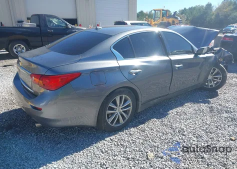 2015 Infiniti Q50 Premium from USA, damaged, VIN JN1BV7AP5FM345026